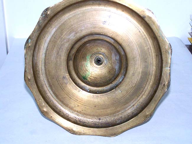 A Rare and Unusual Large 18th century Continental Brass Candlestick circa 1720-1750 — image 3